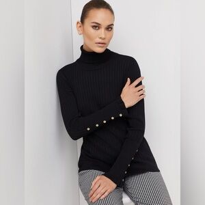 NY&C Ribbed Turtleneck Sweater